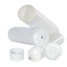 1/2 oz. White MDPE Open End Lotion Tube with Screw Cap