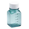 125mL Sterile Square Nalgene™ Polycarbonate Biotainer™ Bottle with 38mm Cap - Case of 50