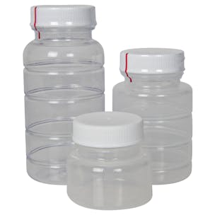 Rigid Tamper Evident Bottles with Caps