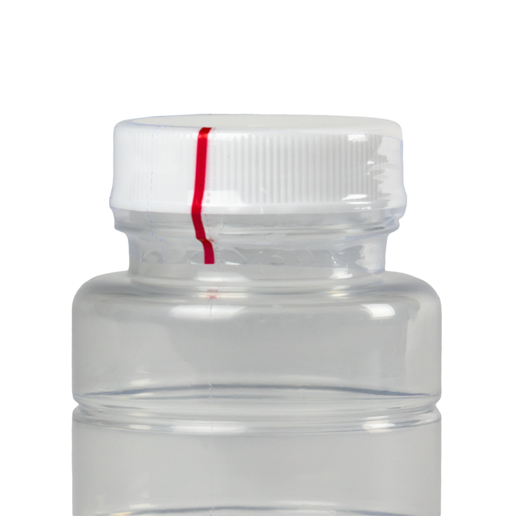 3 oz. ABS Bottle with Cap & Clear Tamper Evident Band
