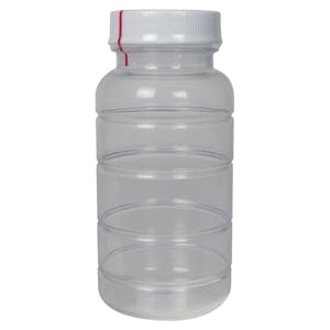 5 oz. ABS Bottle with Cap & Clear Tamper Evident Band
