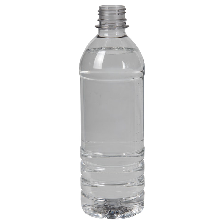 Wholesale custom printing clear plastic drinking bottles with lids