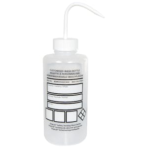 1000mL Azlon® Driplok® Blank Venting Wash Bottle with Dispensing Nozzle