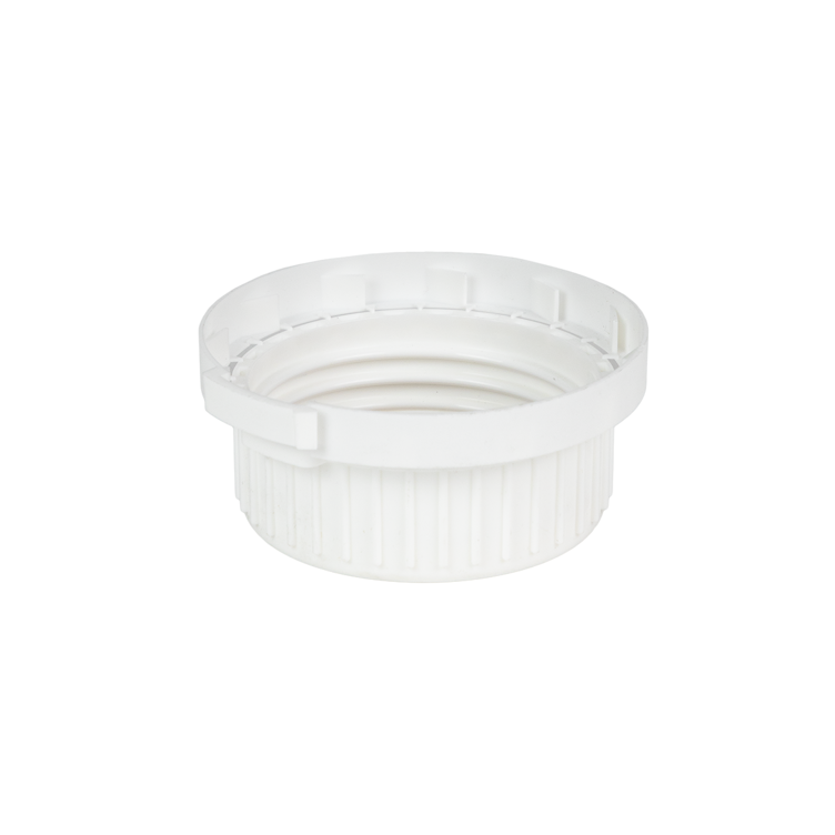 White Cap with Foam/PTFE Liner for Type 62 Bottle