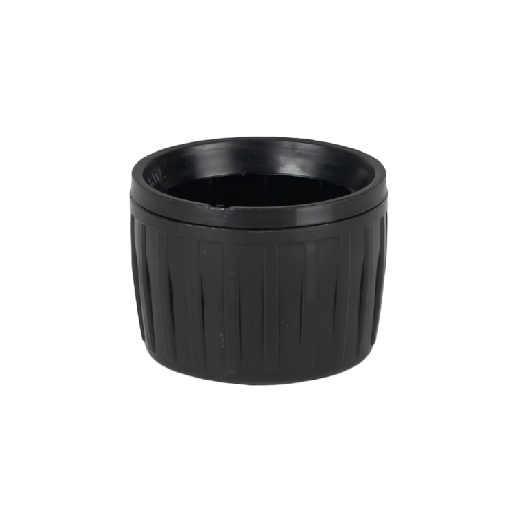 Black Tamper Evident Screw Cap with Foam/Aluminum Liner for AP28 Bottle