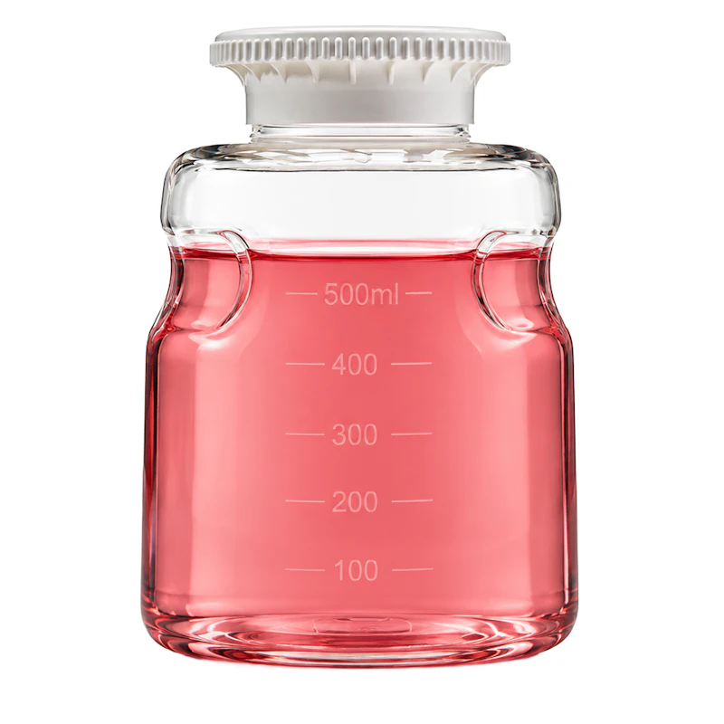 SECUREgrasp® Sterile Media Bottles with Caps