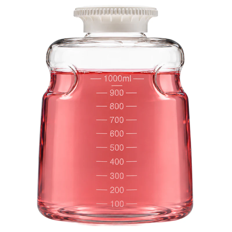 SECUREgrasp® Sterile Media Bottles with Caps
