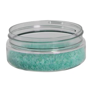 4 oz. Clear PET Straight-Sided Round Jar with 89/400 Neck (Cap Sold Separately)