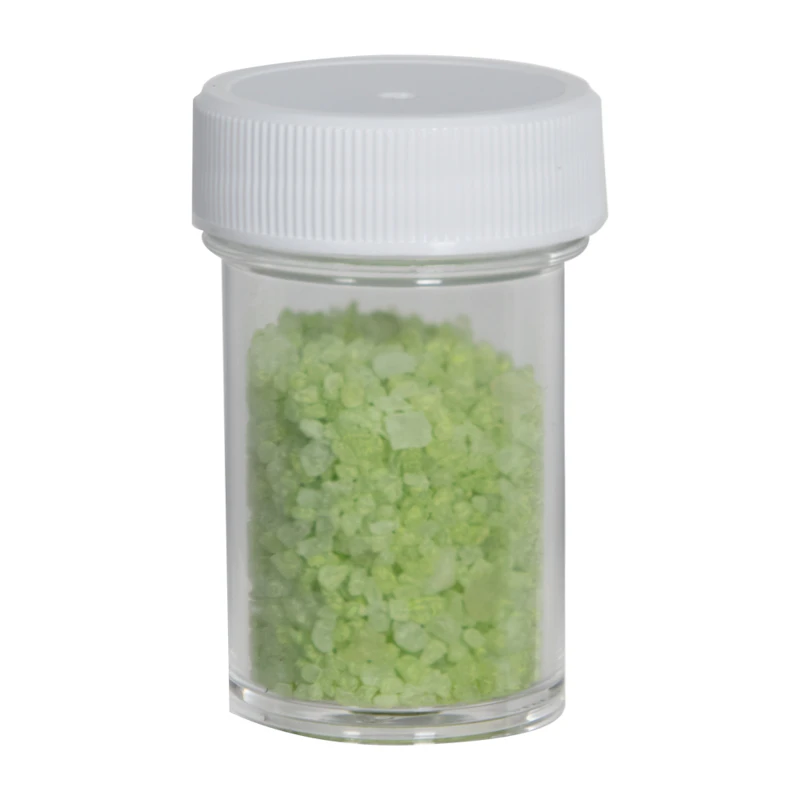 7/8 oz. Clear Polystyrene Straight-Sided Round Jar with 33/400 White Ribbed Cap with F217 Liner