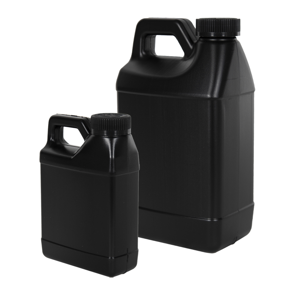 Black F-Style Jugs | U.S. Plastic Corp.