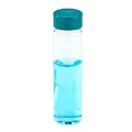 1/16 oz. Borosilicate Glass Vials with Green Thermoset Caps with F217 & PTFE Liner - Case of 144