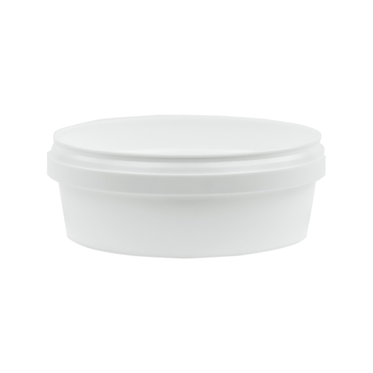 8 oz. White Polypropylene UniPak Tamper-Evident Container (Lid Sold Separately)