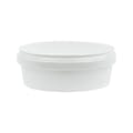 8 oz. White Polypropylene UniPak Tamper-Evident Container (Lid Sold Separately)