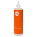 16 oz. Natural HDPE Cylinder Bottle with 24/410 Twist Open/Close Cap & Orange "Thinner" Embossed