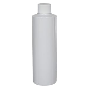 PVC Cylindrical Bottles with Plain Caps