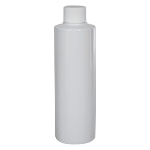 PVC Cylindrical Bottles with Plain Caps