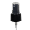 24/410 Black Fine Mist Smooth Finger Sprayer - 5-1/2" Dip Tube & 0.16mL Output