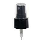 20/410 Black Fine Mist Smooth Finger Sprayer - 3" Dip Tube & Up to 0.14mL Output