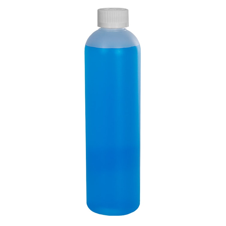 HDPE Cosmo Bottles with CRC Caps