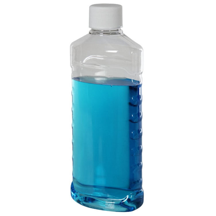 EZ Grip Oval Bottles with Plain Caps