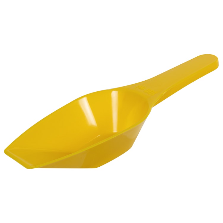 100mL Yellow Polypropylene Laboratory Scoops - Pack of 12