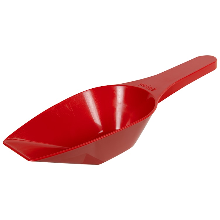 250mL Red Polypropylene Laboratory Scoops - Pack of 6