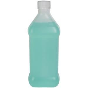 Oval Rubbing Alcohol Bottle with CRC Cap