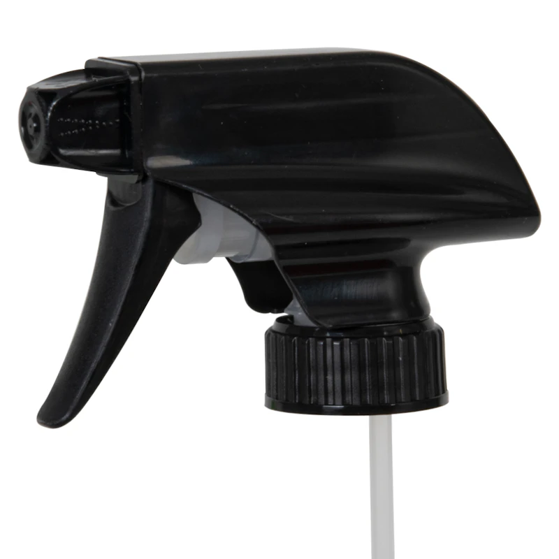 28/400 Black Economy Trigger Sprayer with 9-1/4" Dip Tube & 1.3mL Output