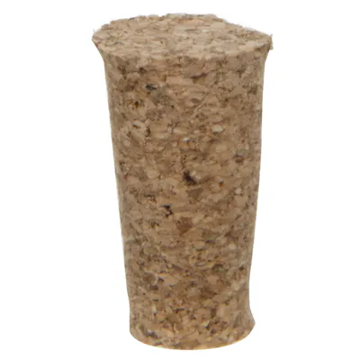 Size 000 Solid Cork Stopper - Package of 100