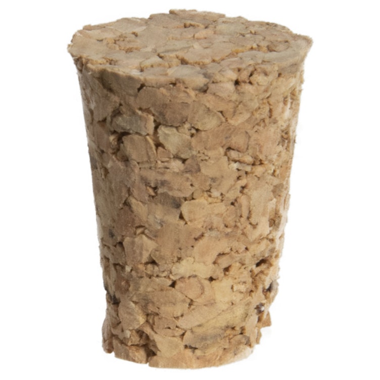 Size 3 Solid Cork Stopper
