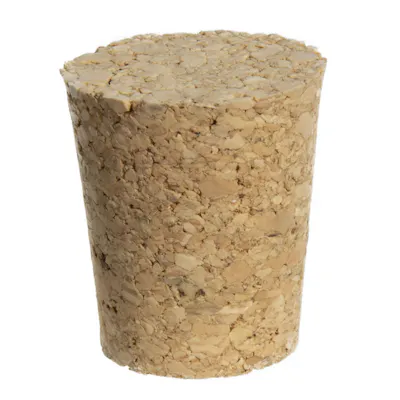 Size 7 Solid Cork Stopper - Package of 100