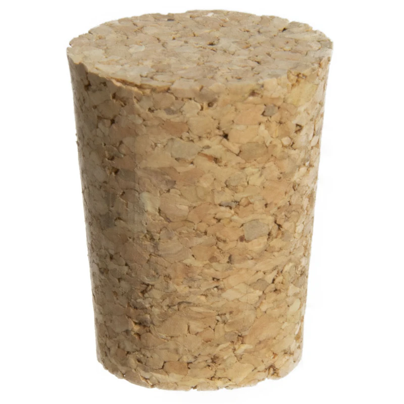 Size 8 Solid Cork Stopper - Package of 100