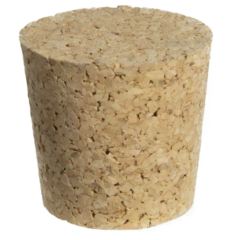 Size 19 Solid Cork Stopper - Package of 100
