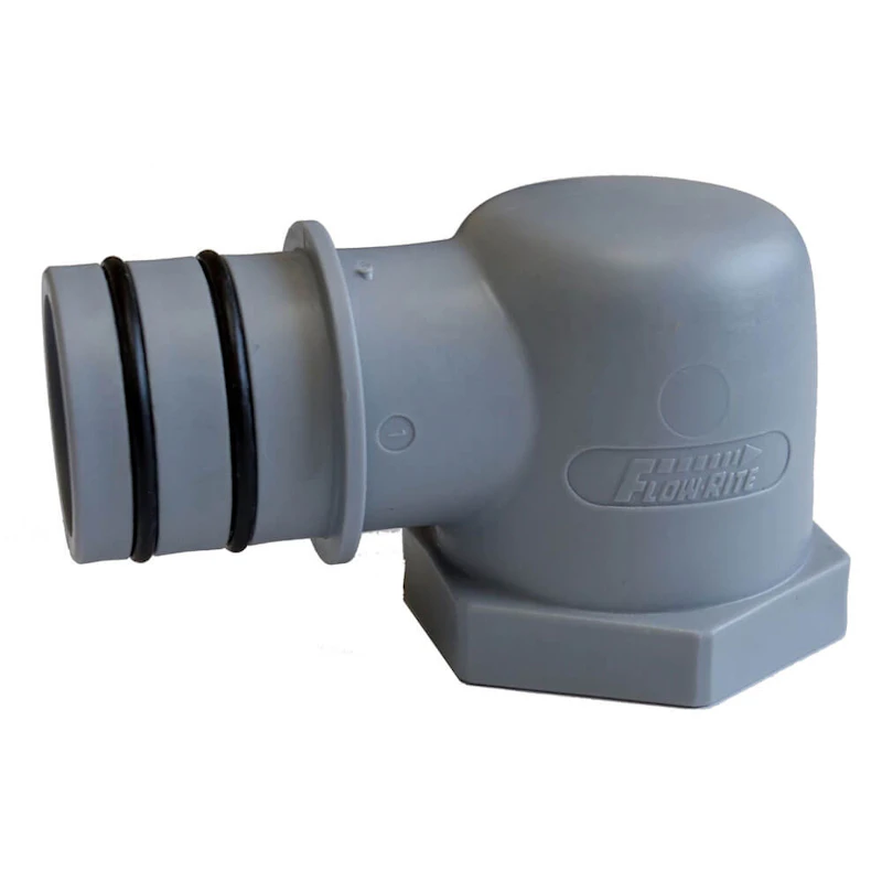 1-1/2"-12 UNF Female x 1-1/2" Male Gray Qwik-Lok® Elbow Fitting