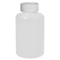 500cc White PET Packer Bottle with 45/400 White Ribbed CRC Cap with F217 Liner