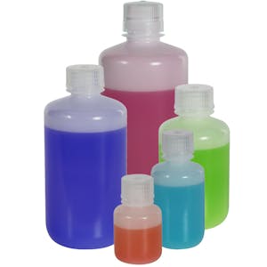 Diamond® RealSeal™ LDPE Narrow Mouth Bottles with Caps