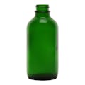4 oz. Green Glass Boston Round Bottle with 22/400 Neck (Cap Sold Separately)