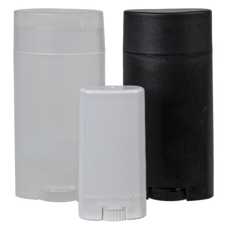 Deodorant Containers with Caps