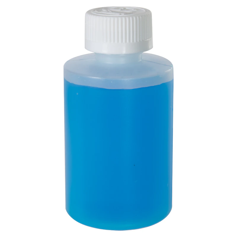 HDPE Squat Cylindrical Bottles with CRC Caps