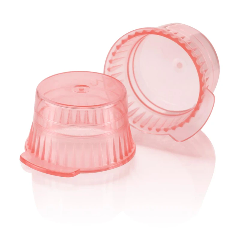 13mm Translucent Red Snap Cap for 13mm Glass Culture Tubes
