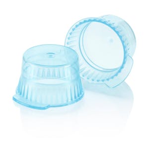 13mm Translucent Blue Snap Cap for 13mm Glass Culture Tubes