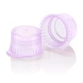 12mm Translucent Lavender Snap Cap for 12mm Glass Culture & Plastic Tubes & 13mm Evacuated Tubes