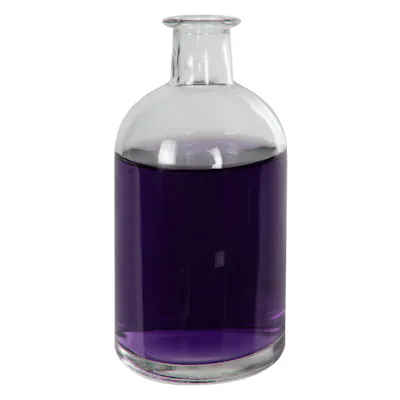 250mL Boston Round Clear Flint Glass Diffuser Bottle - Case of 30