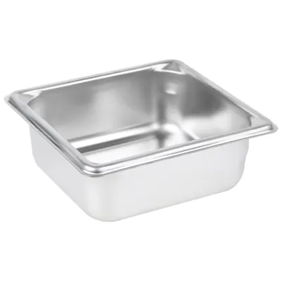 1-1/8 Qt. Super Pan V® Stainless Steel Steam Table Pan - 6-7/8" L x 6-1/4" W x 2-1/2" Hgt.