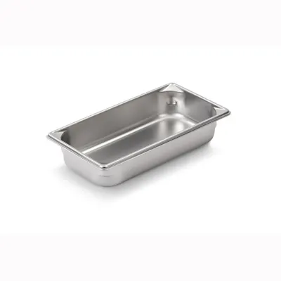 2-5/8 Qt. Super Pan V® Stainless Steel Steam Table Pan - 6-7/8" L x 12-3/4" W x 2-1/2" Hgt.