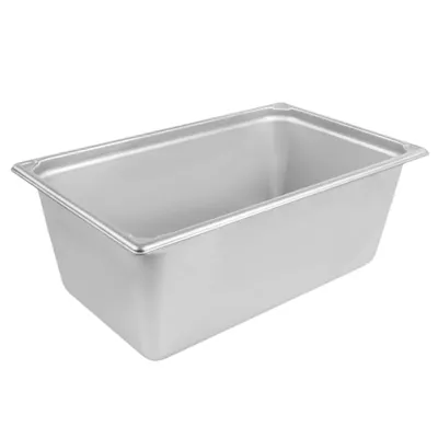 28 Qt. Super Pan V® Heavy Gauge Stainless Steel Steam Table Pan with Nesting Shoulder - 20-3/4" L x 12-3/4" W x 8" Hgt.
