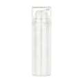 50mL White Airless Dispenser with 32mm Snap-On Cap & Natural Hood