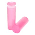 60 Dram/7.5 oz. Transparent Pink Philips RX® Pop-Top Vial with Hinged Lid