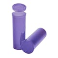 60 Dram/7.5 oz. Transparent Violet Philips RX® Pop-Top Vial with Hinged Lid