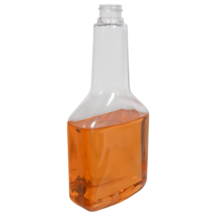 12 oz. Long Neck Clear PET Cone Top Bottle with 22/400 Neck (Cap Sold Separately)